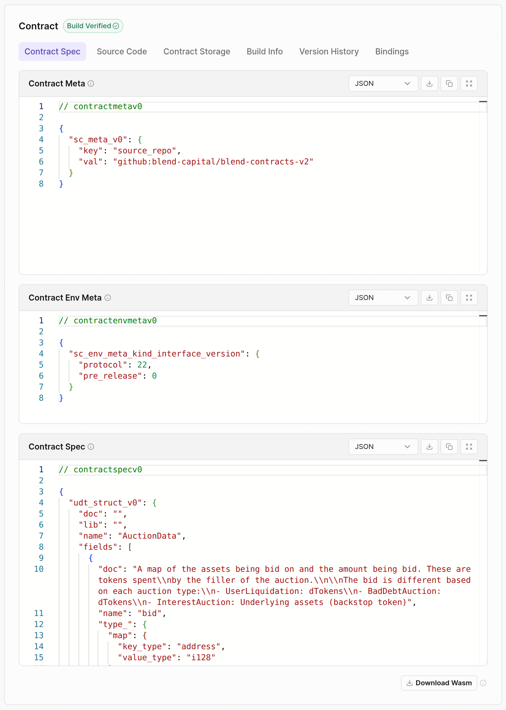 Lab: Contract Explorer: Contract Spec